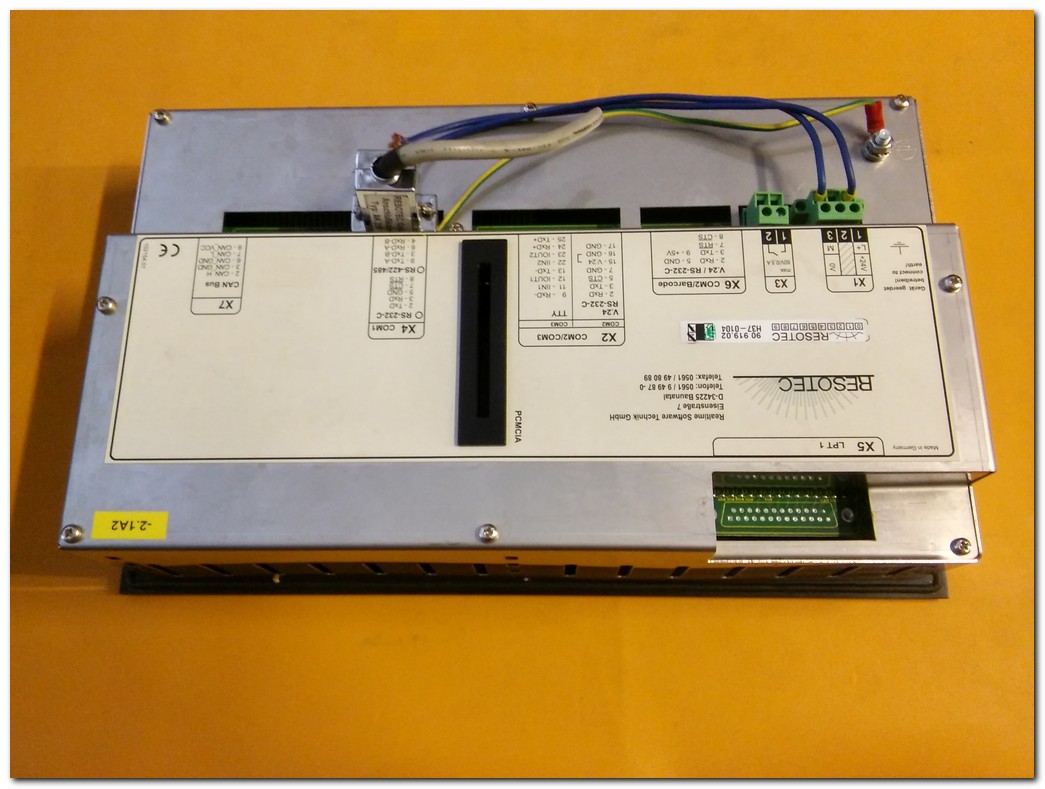 RESOTEC 90 919,02 H37-0104 9091902 EPROTECPOLYMER PROCESSİNG TECHNOLOGY HMI OPERATÖR PANEL