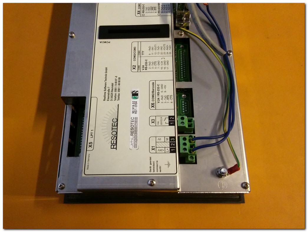 RESOTEC 90 919,02 H37-0104 9091902 EPROTECPOLYMER PROCESSİNG TECHNOLOGY HMI OPERATÖR PANEL