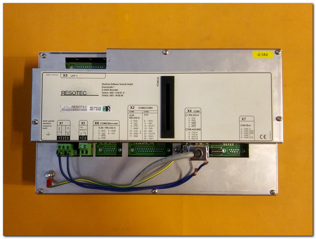 RESOTEC 90 919,02 H37-0104 9091902 EPROTECPOLYMER PROCESSİNG TECHNOLOGY HMI OPERATÖR PANEL