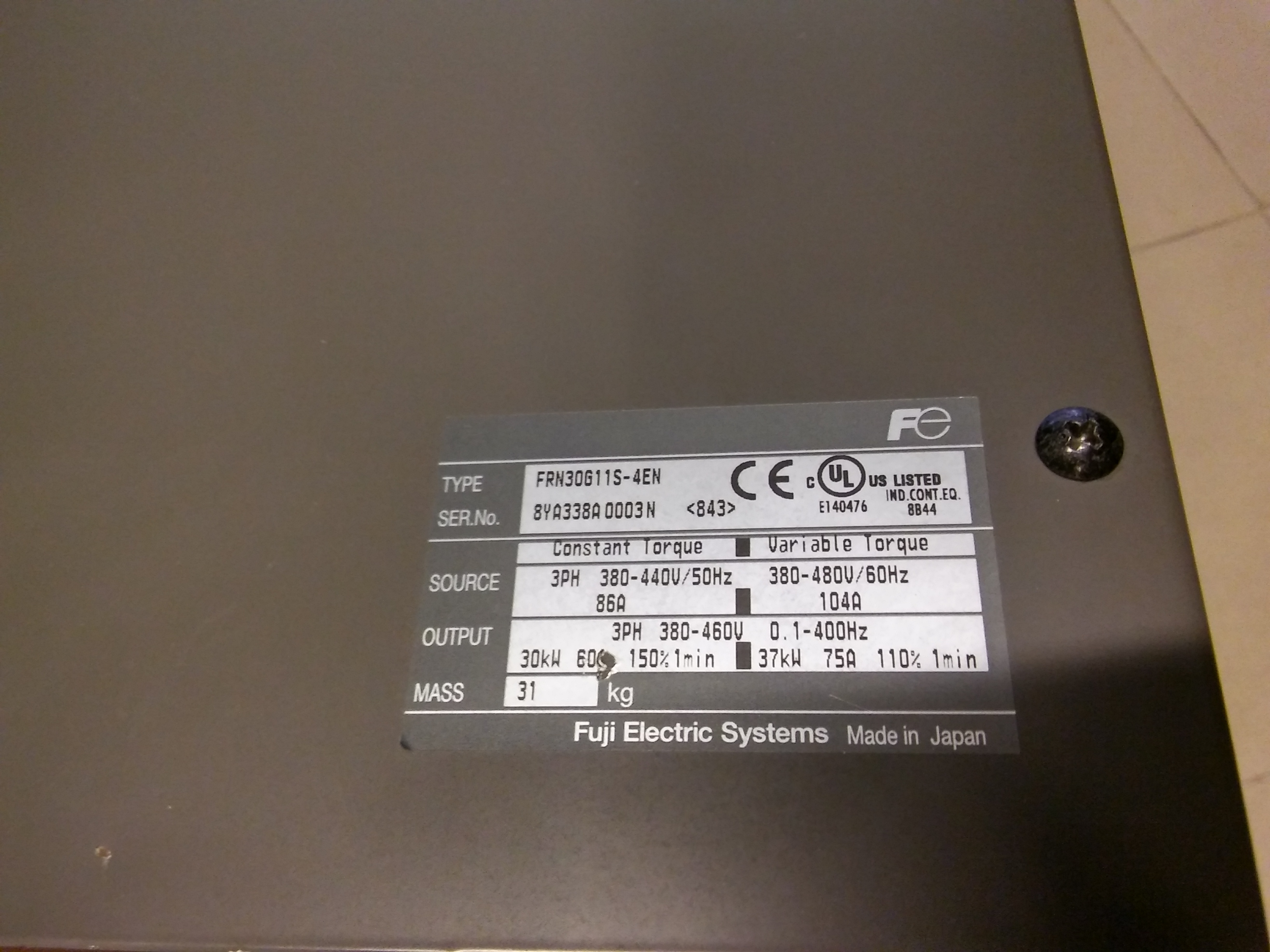 FRN30G11S-4EN FUJİ