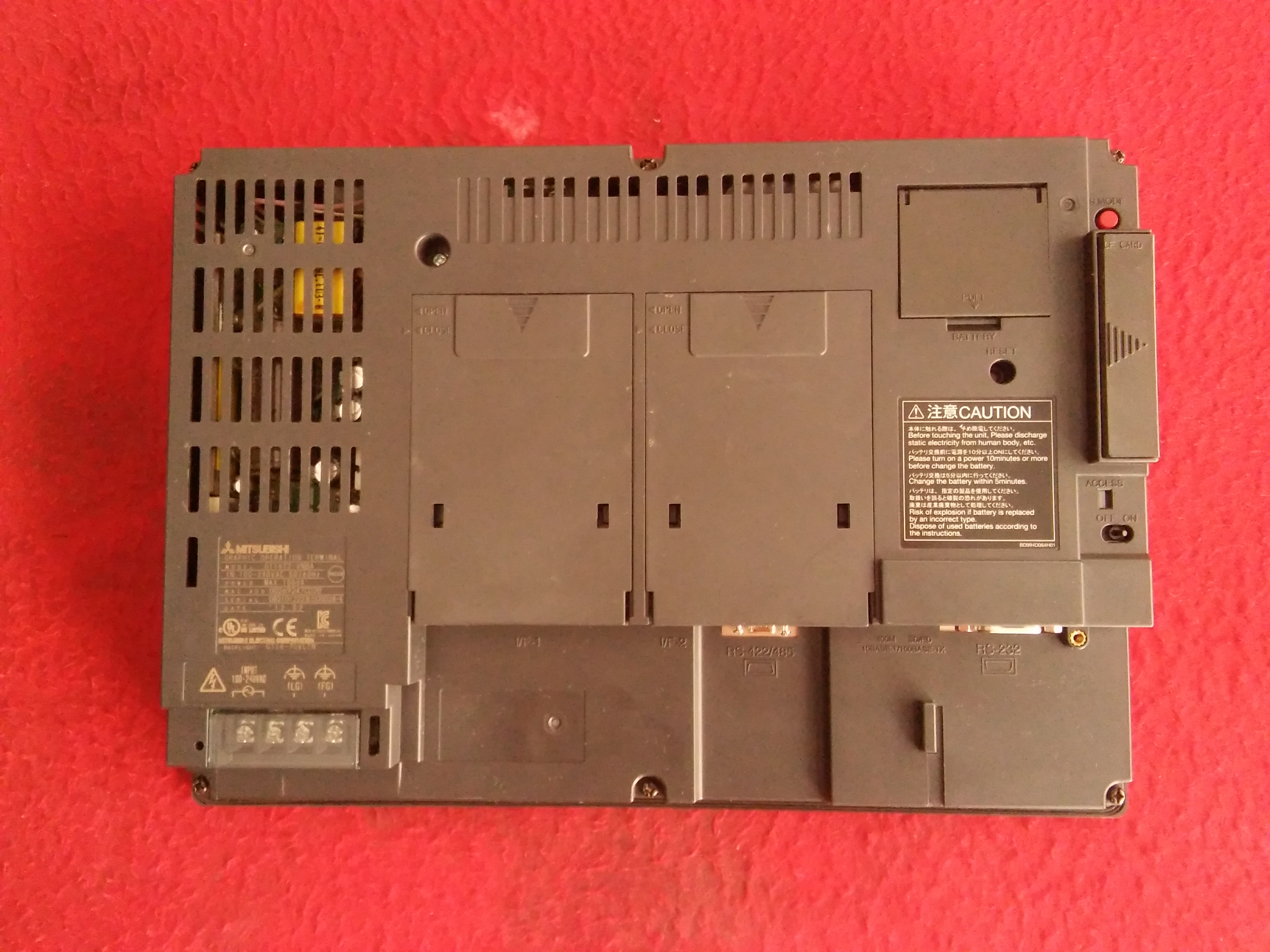 MITSUBISHI GT1672-VNBA GOT1000 HMI TOUCH PANEL OPERATÖR PANEL