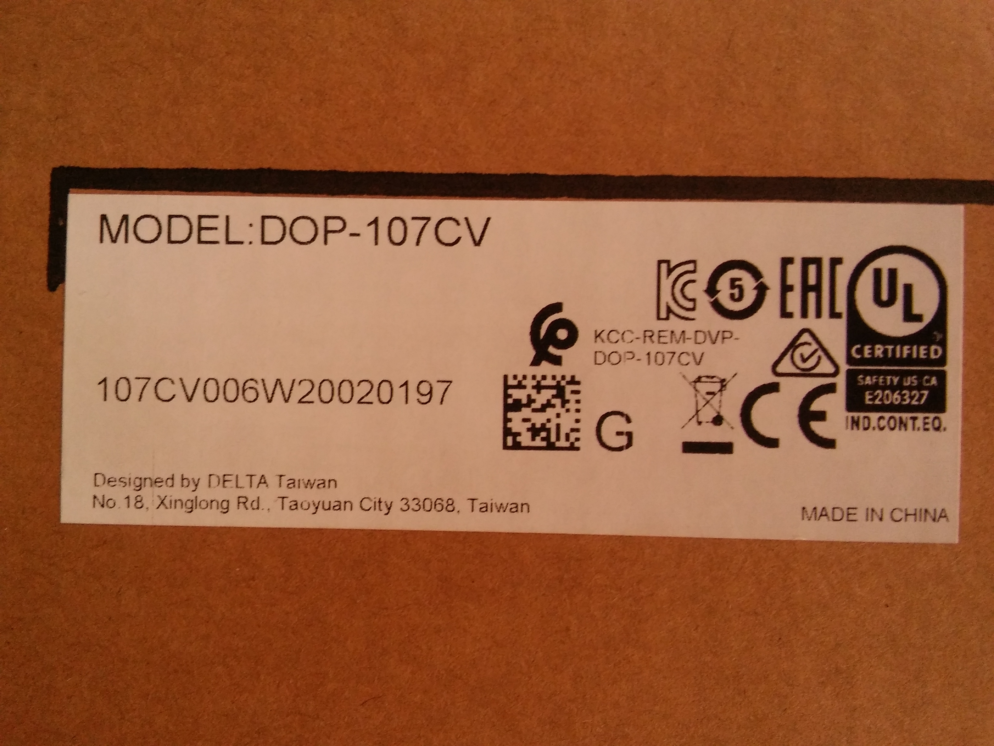 DELTA DOP-107CV DOP107CV DOP 107CV