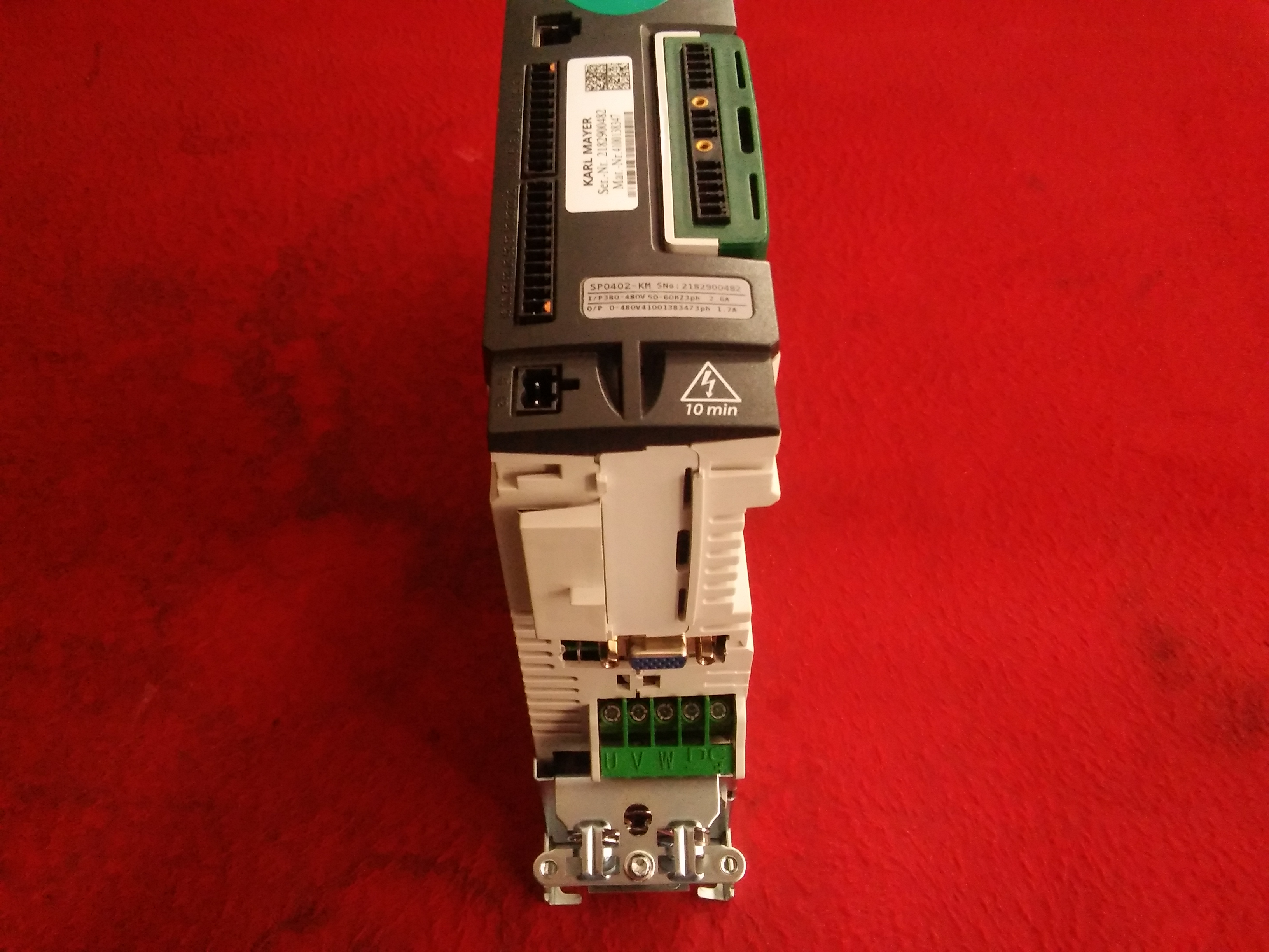 KARL MAYER SP0402-KM 3098-0049 0,55KW SÜRÜCÜ CONTROL TECHNIQUES 0,55 KW INVERTER