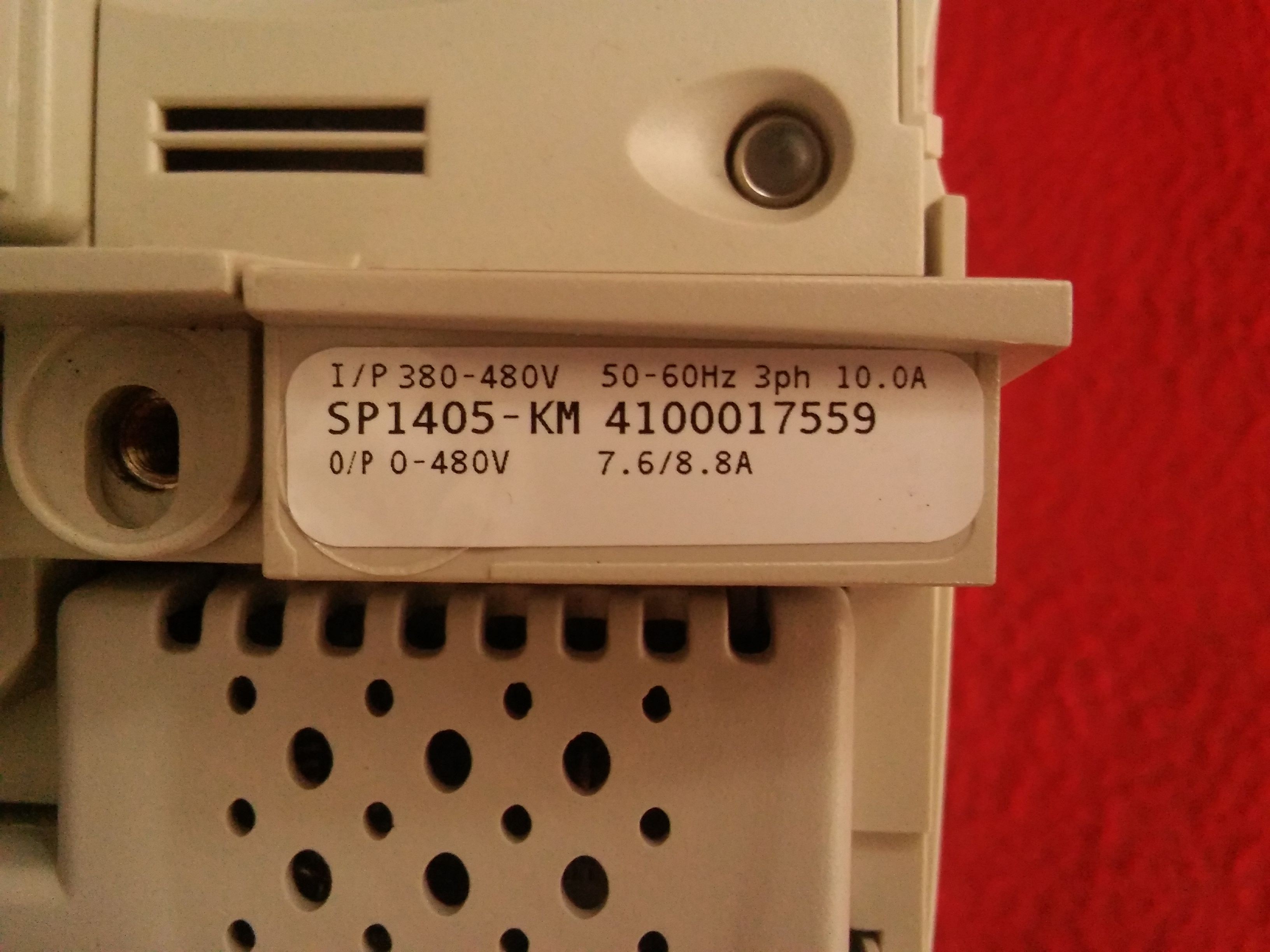 KARL MAYER SP1405-KM SP1405 4100017559 4 KW SÜRÜCÜ CONTROL TECHNIQUES