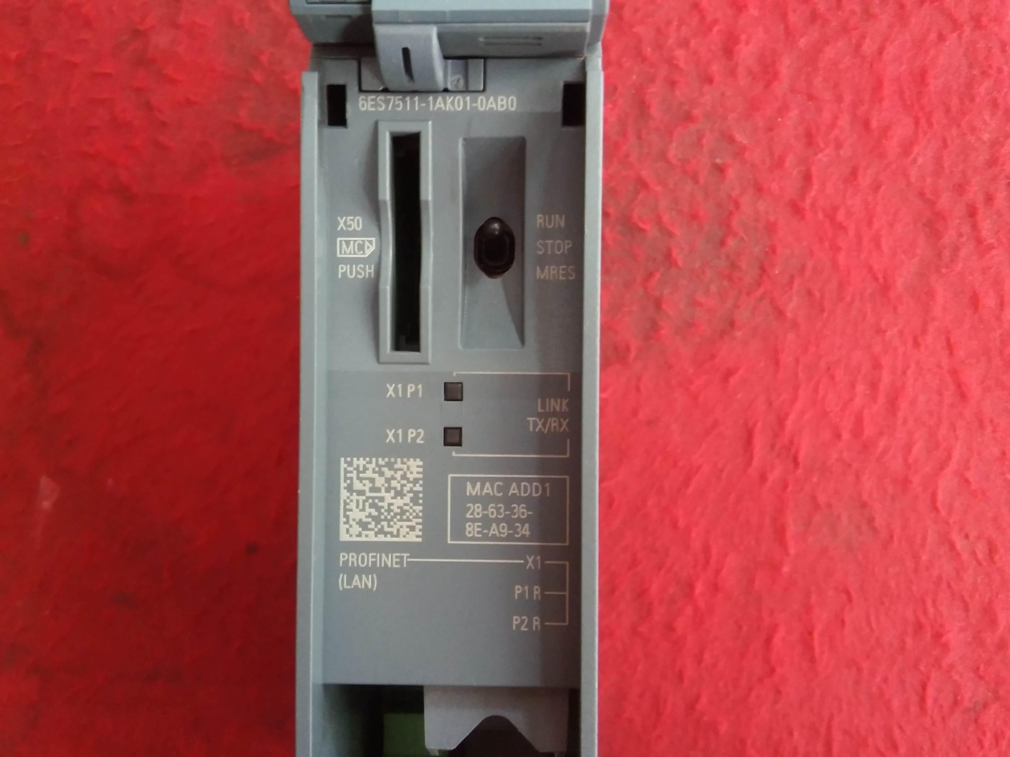SIEMENS 6ES7 511-1AK01-0AB0 6ES7511-1AK01-0AB0 SIMATIC S7-1500 CPU 1511-1 PN PLC