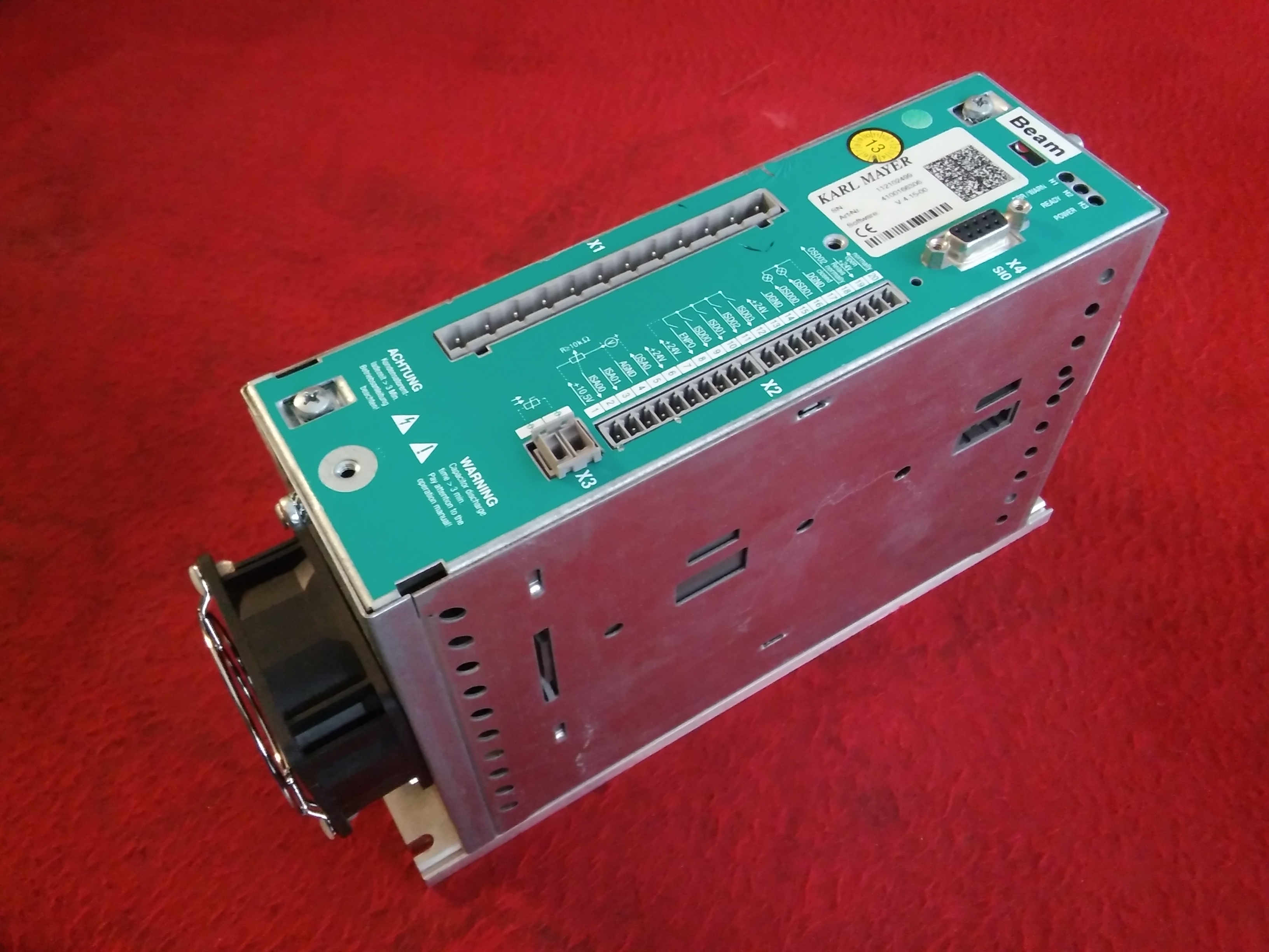 KARL MAYER CDB34.055.C2.4 1.5KW SÜRÜCÜ CONTROL TECHNIQUES 1.5 KW INVERTER