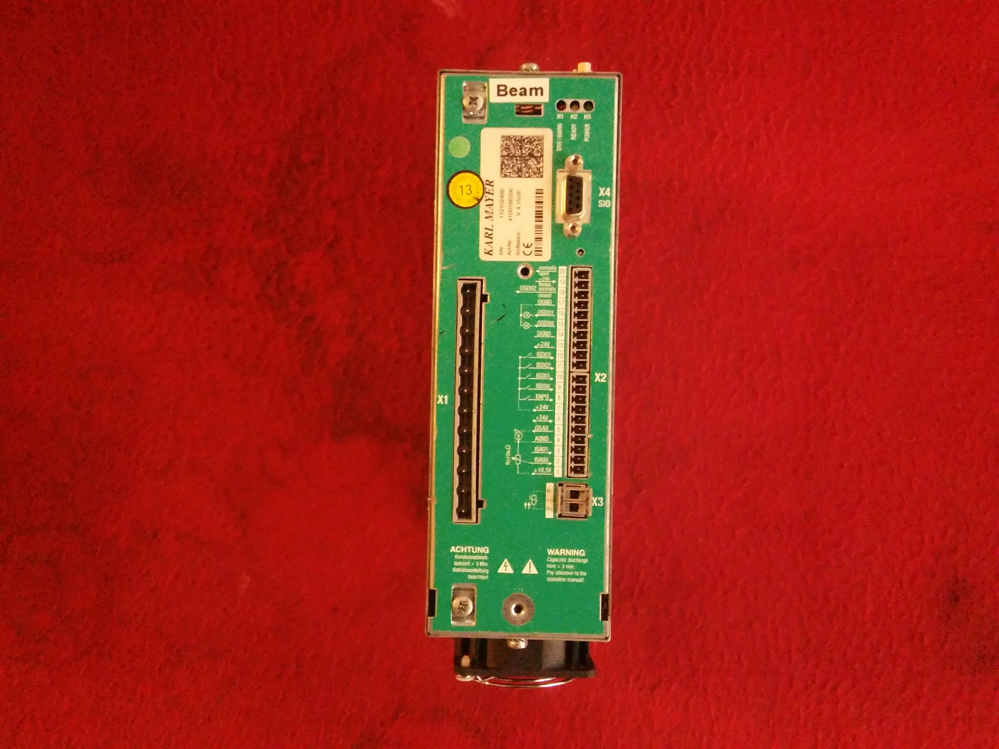KARL MAYER CDB34.055.C2.4 1.5KW SÜRÜCÜ CONTROL TECHNIQUES 1.5 KW INVERTER