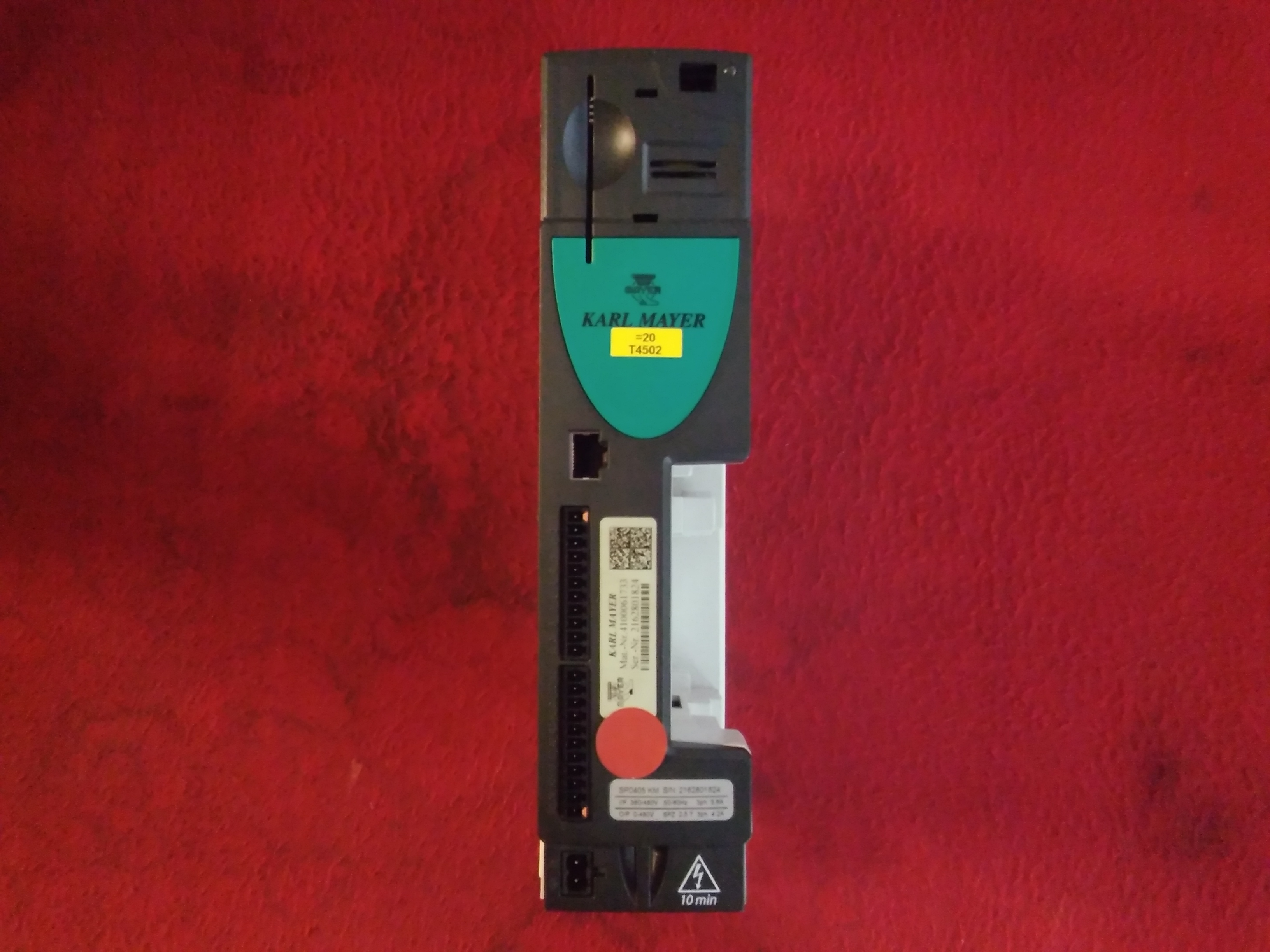 KARL MAYER SP0405 SP0404 SP0403 KM 3098-0052 1,5 KW SÜRÜCÜ CONTROL TECHNIQUES 1,5 KW INVERTER