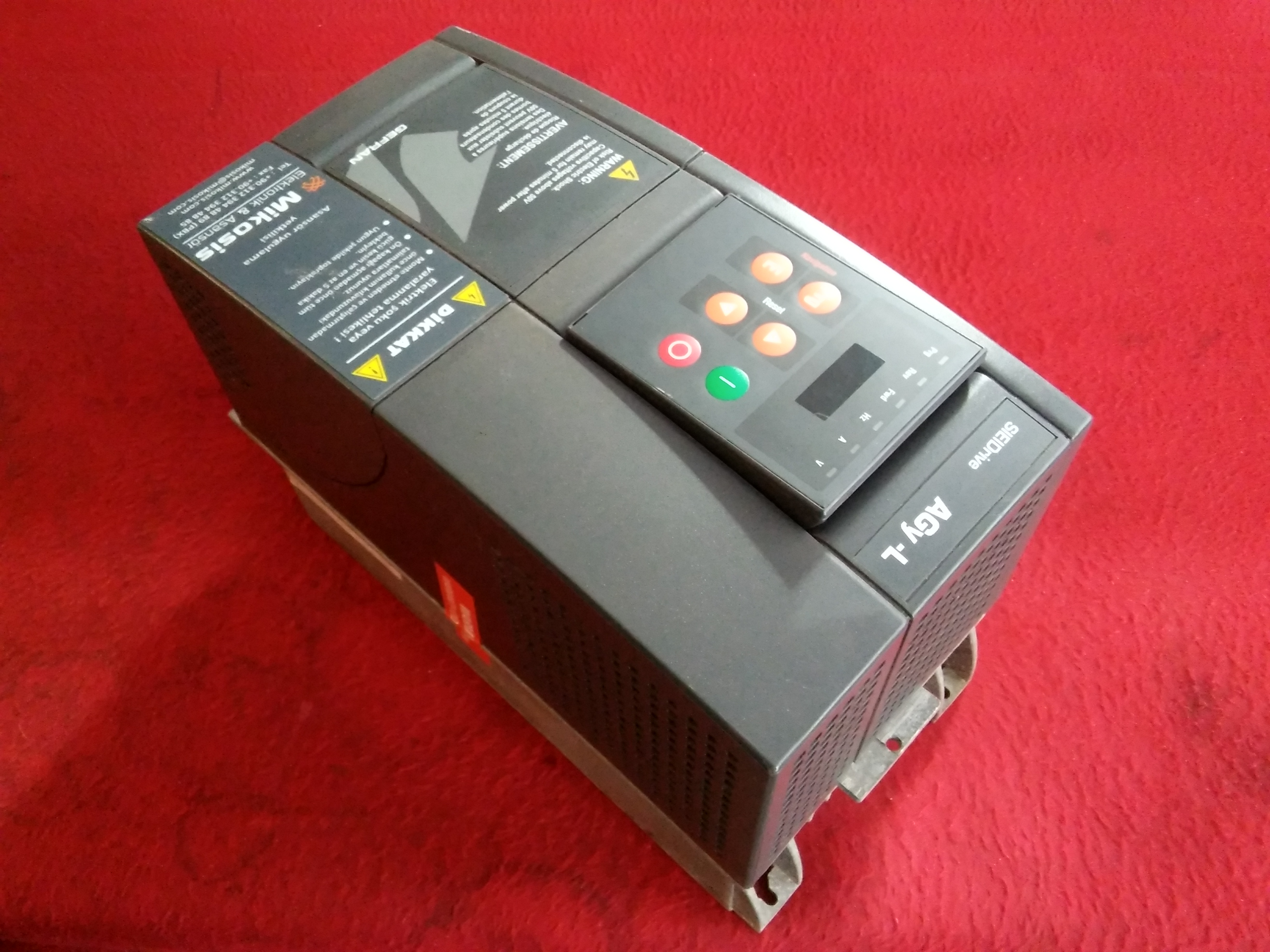GEFRAN AGY2075-KBL-AC4 7,5KW SÜRÜCÜ SIEIDRIVE AGY-L 7,5 KW INVERTER