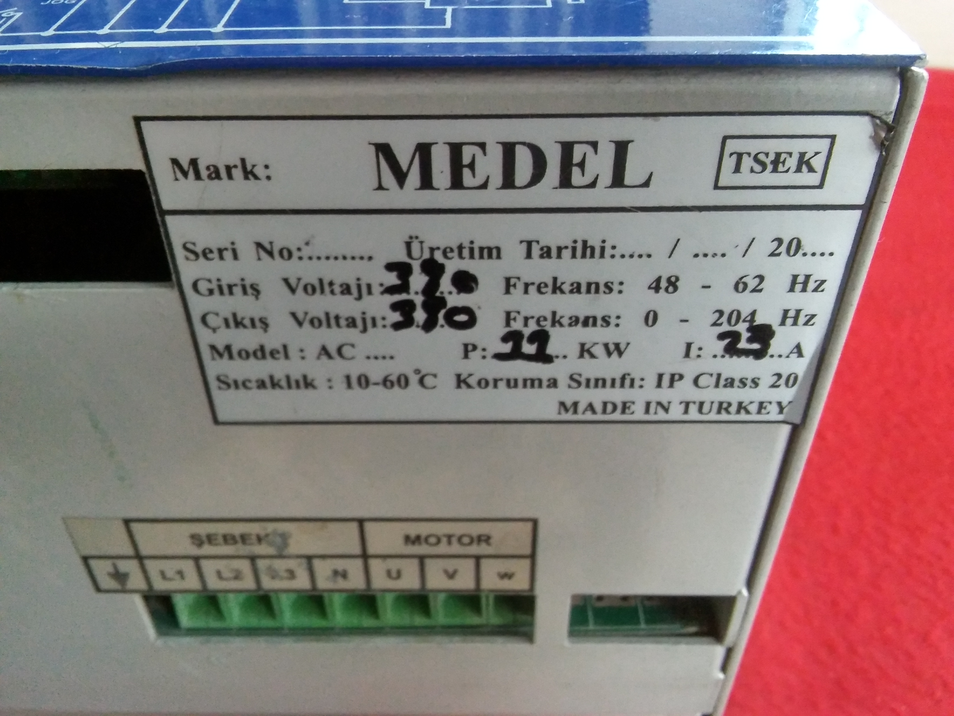 MEDEL 11KW SÜRÜCÜ 11 KW INVERTER