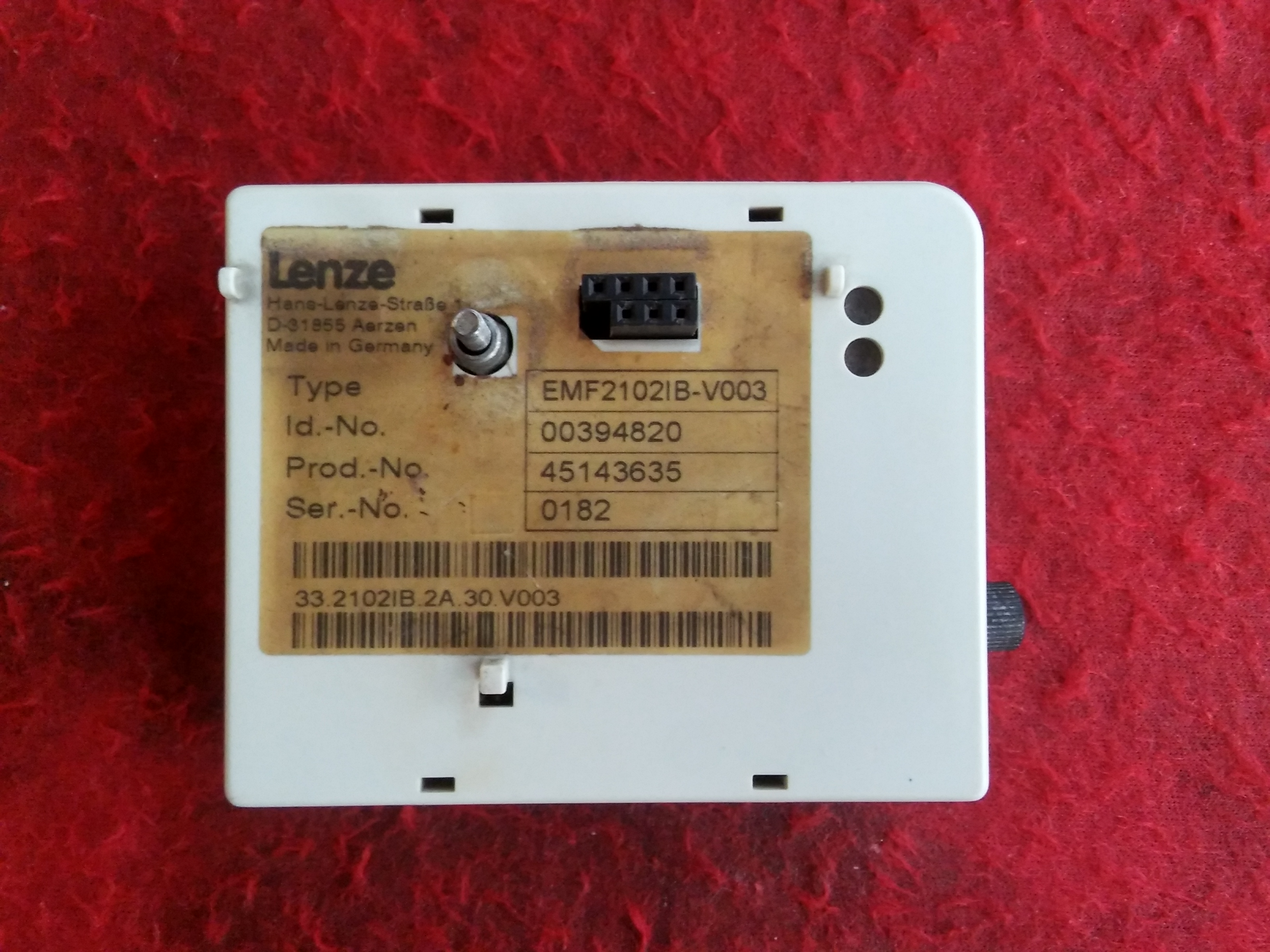 LENZE EMF2102IB-V003 00424852 LECOM LI 2102 MODÜL