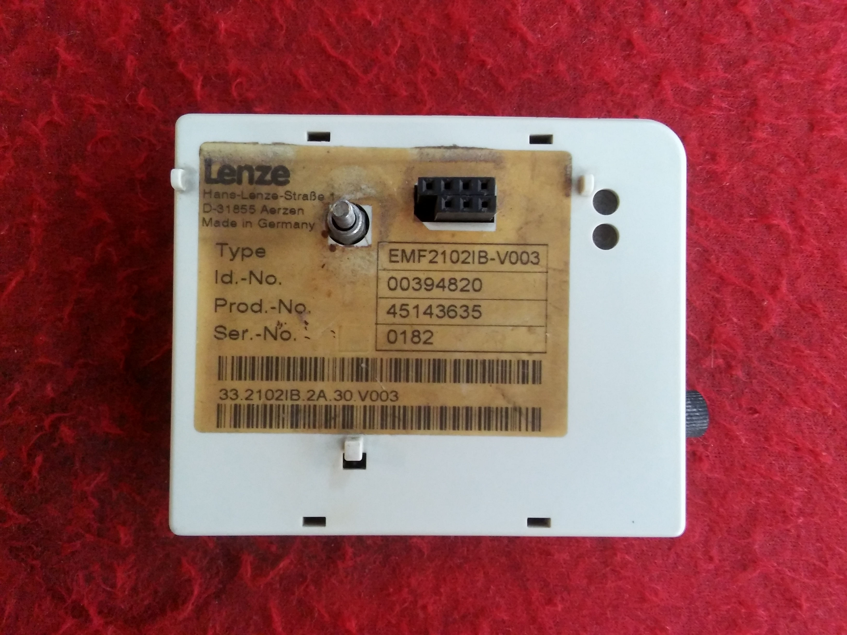 LENZE EMF2102IB-V003 00424852 LECOM LI 2102 MODÜL