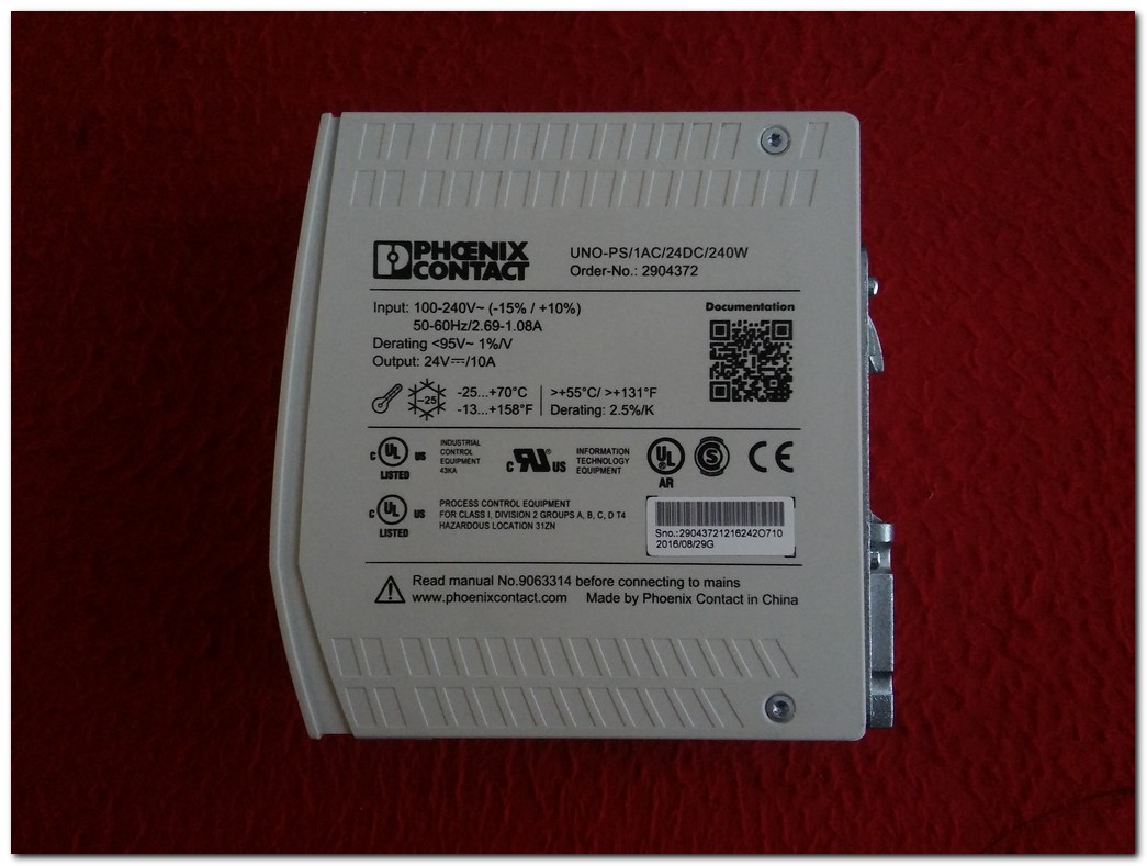 UNO-PS-1AC-24DC-240W PHOENIX CONTACT UNO POWER 