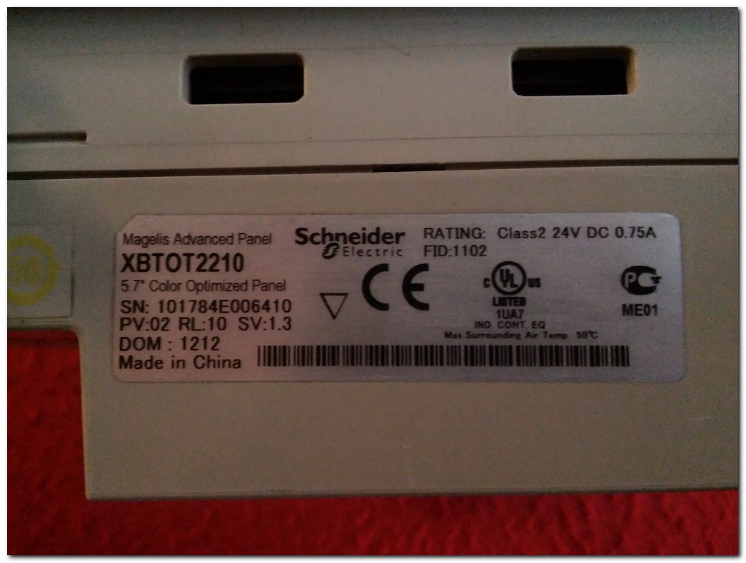 SCHNEİDER XBTOT2210 MAGELİS ADVANCED PANEL WILO CC-LB SYSTEM HMI TOUCH PANEL