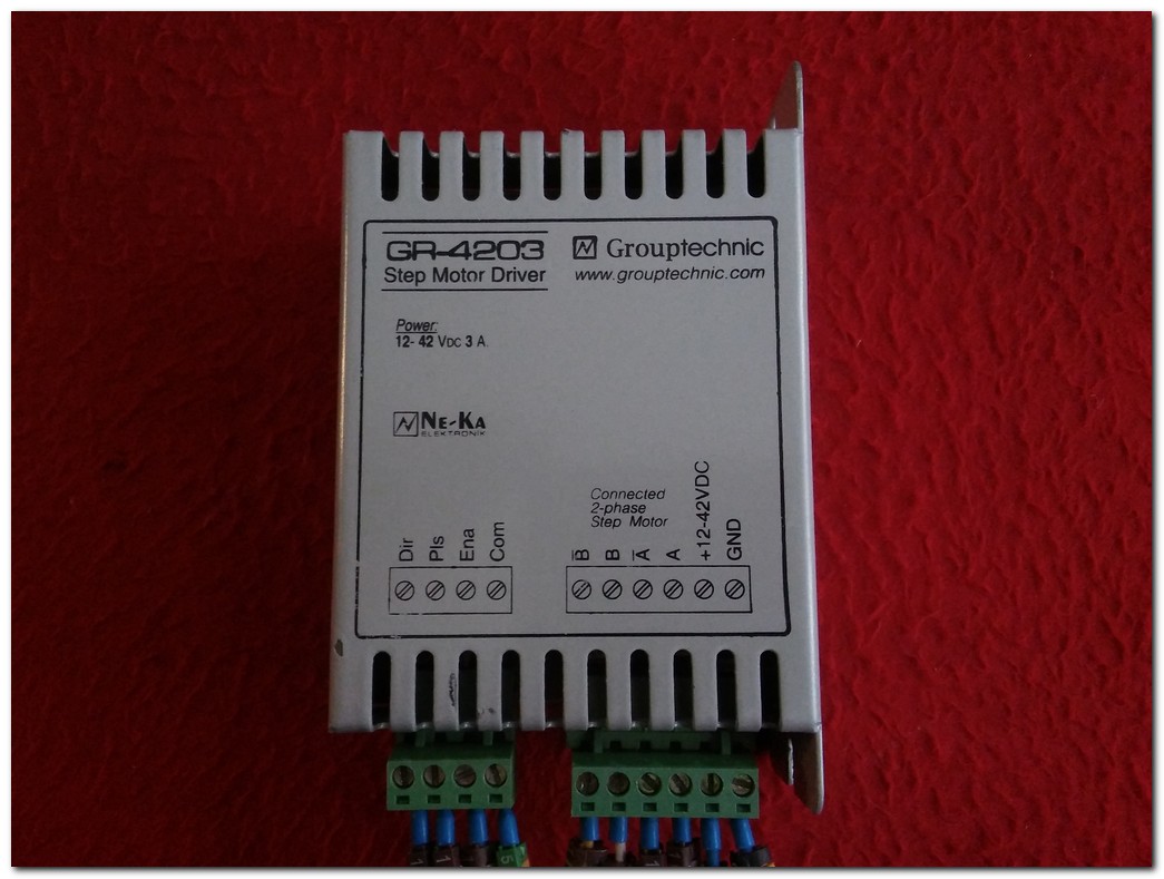 GROUPTECHNİC GR-4203 STEP MOTOR DRIVER NE-KA ELEKTRONİK SÜRÜCÜ