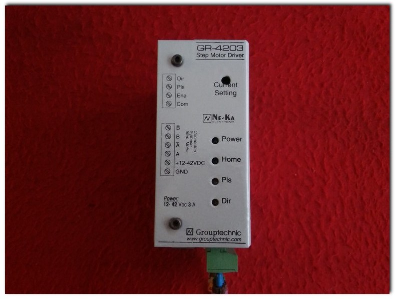 GROUPTECHNİC GR-4203 STEP MOTOR DRIVER NE-KA ELEKTRONİK SÜRÜCÜ