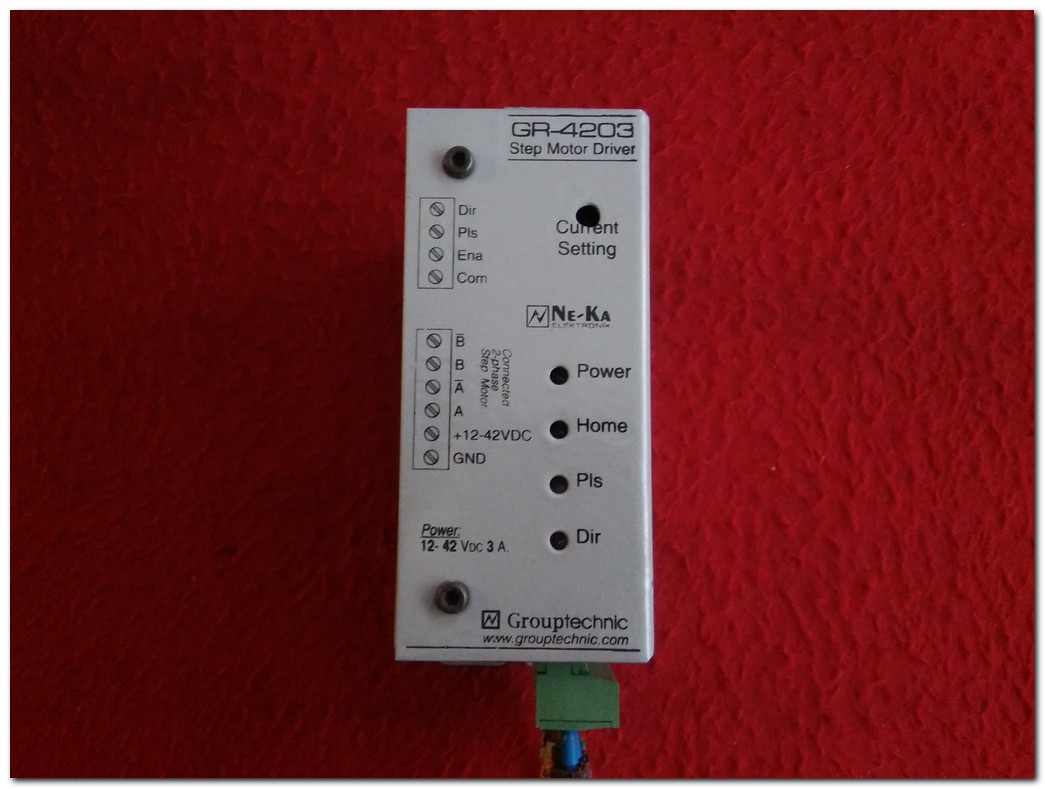 GROUPTECHNİC GR-4203 STEP MOTOR DRIVER NE-KA ELEKTRONİK SÜRÜCÜ