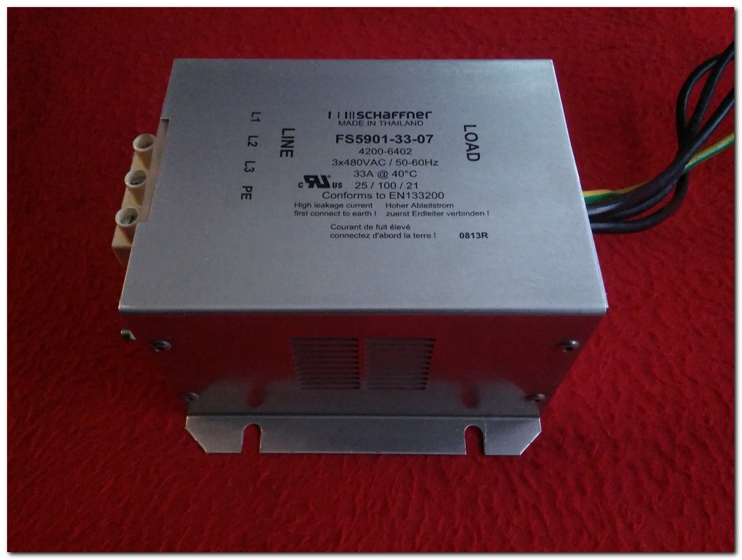 SCHAFFNER FS5901-33-07 4200-6402 LİNE FİLTER HARMONİK FİLTRE