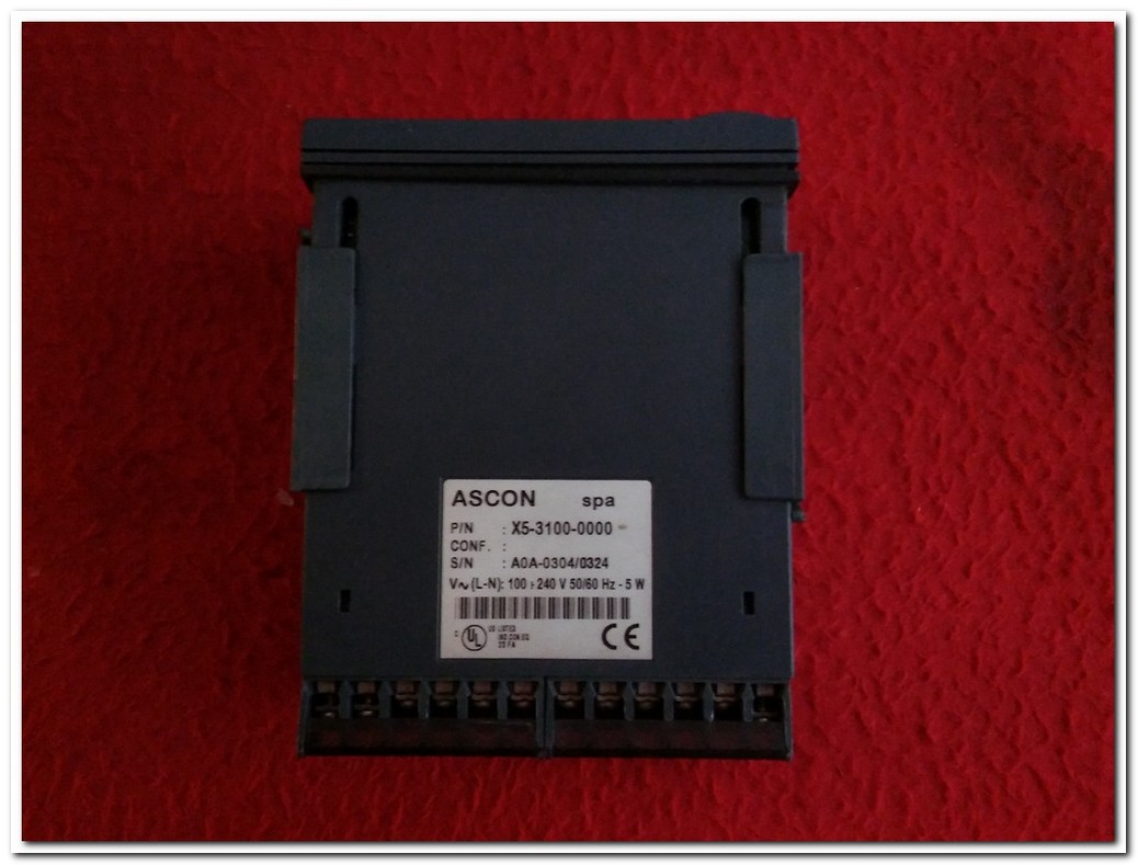 ASCON X5-3100-0000 X5 SPA 4 RÖLE VE ANALOG SSR SÜRÜCÜ ÇIKIŞLI ISI KONTROL CİHAZI