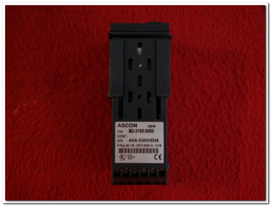 ASCON M3-3100-0000 M3 SPA ÇİFT RÖLE VE SSR SÜRÜCÜ CIKIŞLI DIN ÇİFT EKRAN ISI KONTROL 48-48