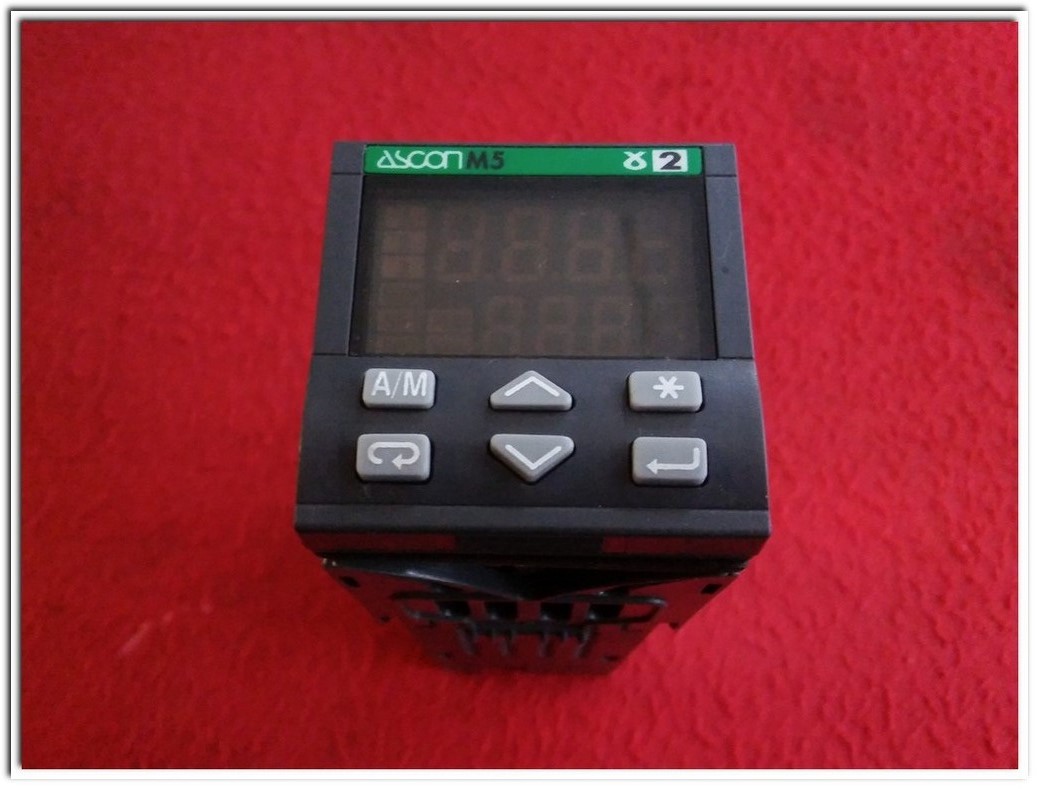 ASCON M5-3101-0000 M5 SPA 3 RÖLE ÇIKIŞI EIA232 MODBUS JBUS İLETİŞİM POT GİRİŞ 48-48 SICAKLIK REGÜLATÖRÜ