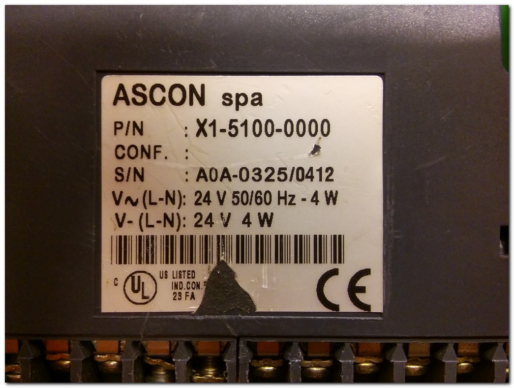 ASCON X1-5100-0000 X1 PID SICAKLIK KONTROLÖRÜ