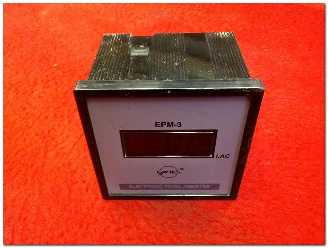 ENTES EPM-3 ELECTRONIC PANEL AMMETER AMPERMETRE