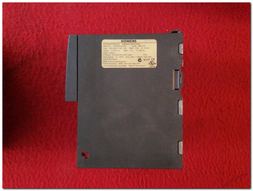SIEMENS 6SE6420-2AB15-5AA0 0,55KW SÜRÜCÜ MICROMASTER 420 0,55 KW INVERTER