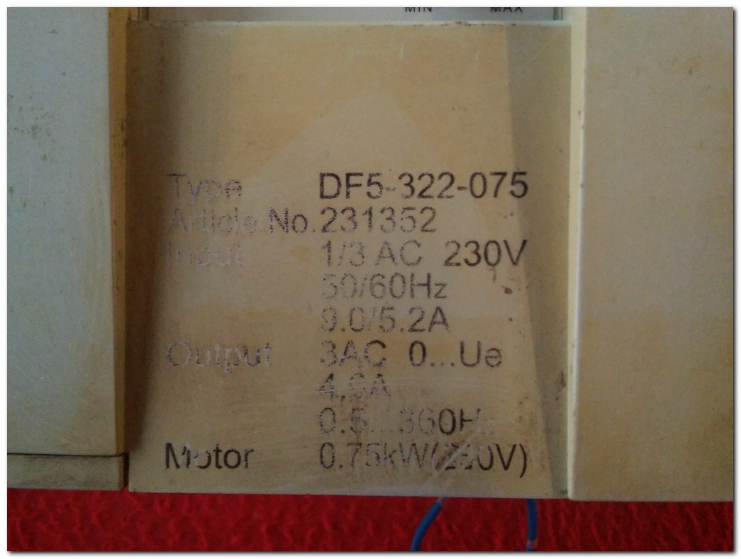 MOELLER DF5-322-075 0,75KW SÜRÜCÜ 0,75 KW INVERTER