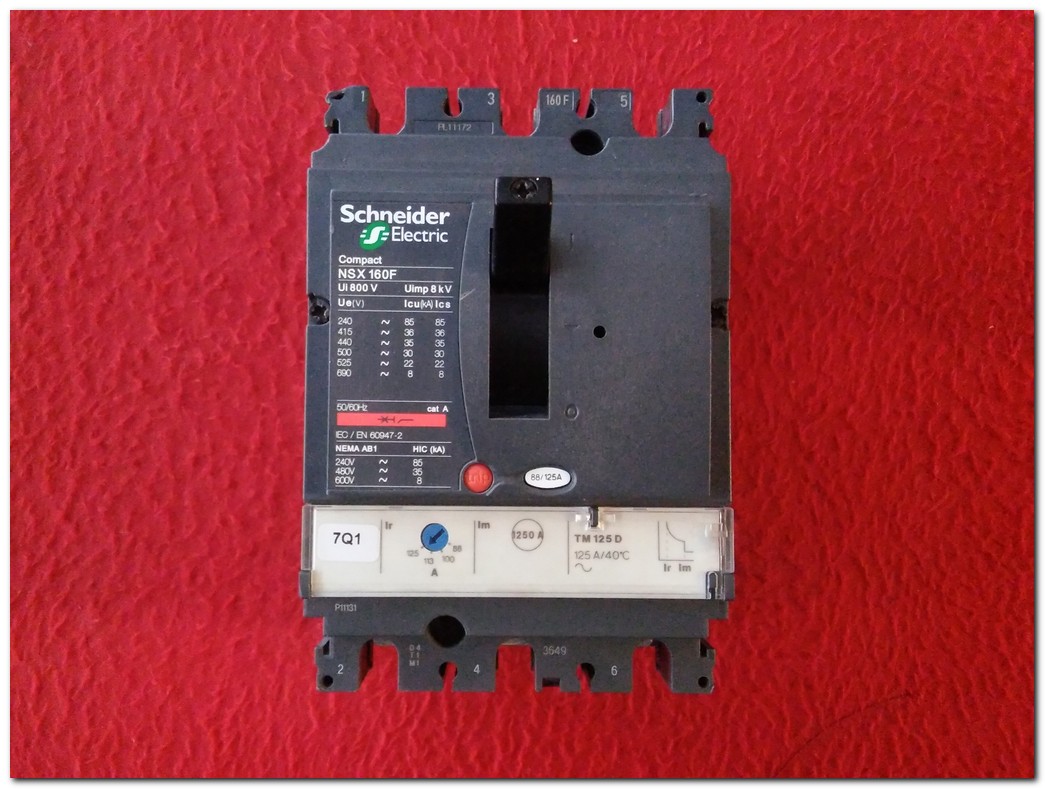 SCHNEİDER NSX160F 125A TMŞ NSX 125 AMPER DEVRE KESİCİ