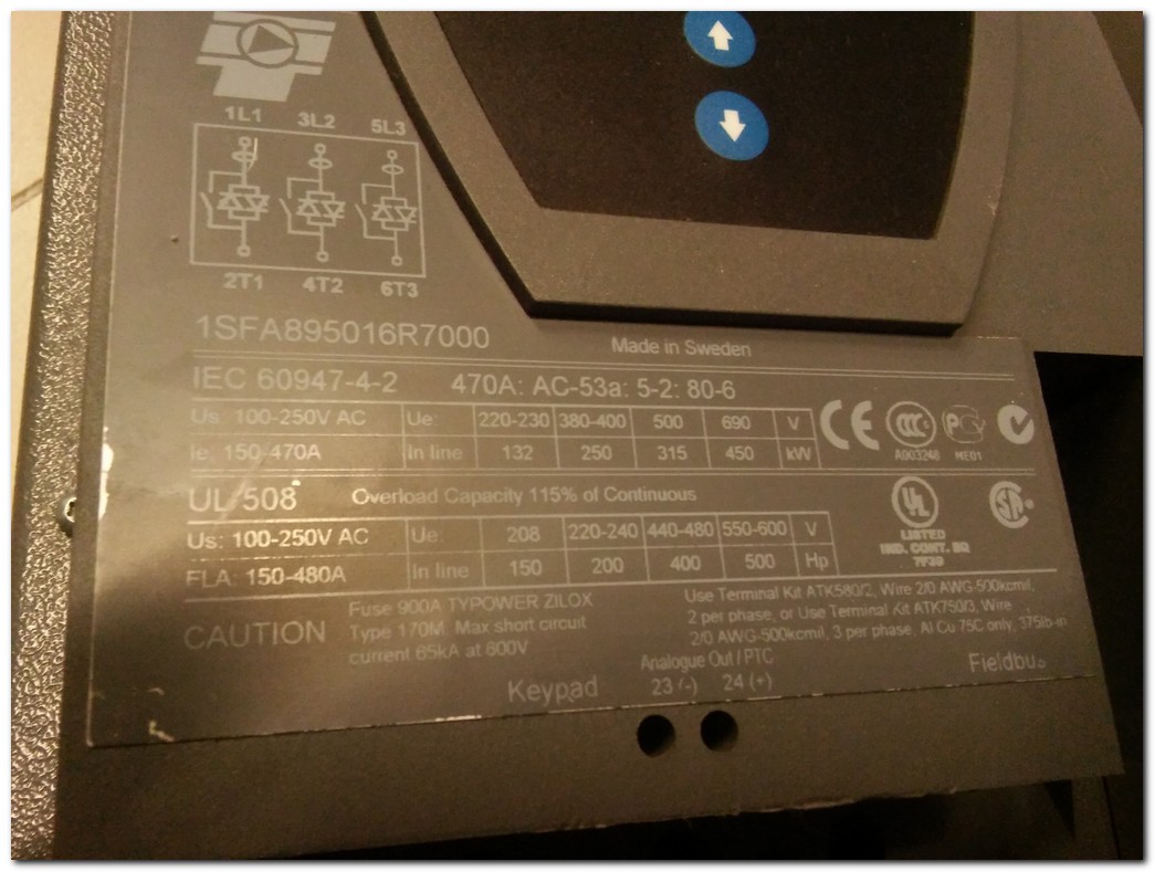 ABB PSTB470-690-70 PSTB370-600-70 1SFA895016R7000 1SFA894015R7000