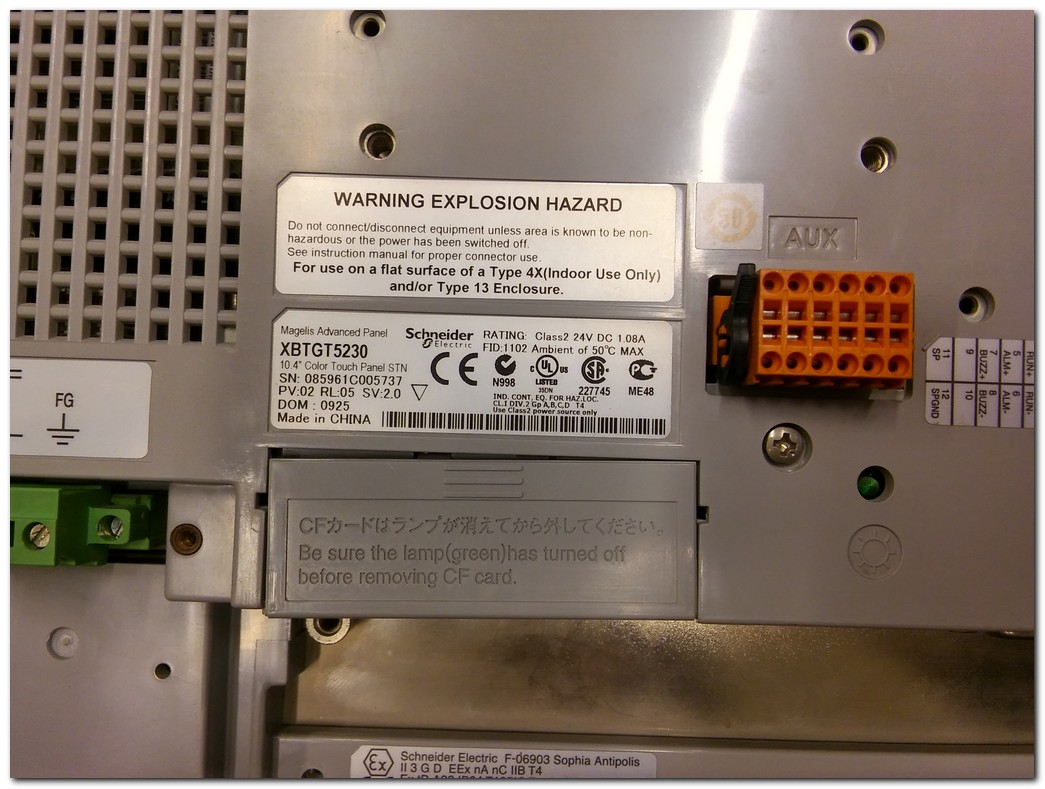 SCHNEİDER XBTGT5230 MAGELİS ADVANCED PANEL HMI TOUCH OPERATÖR PANEL