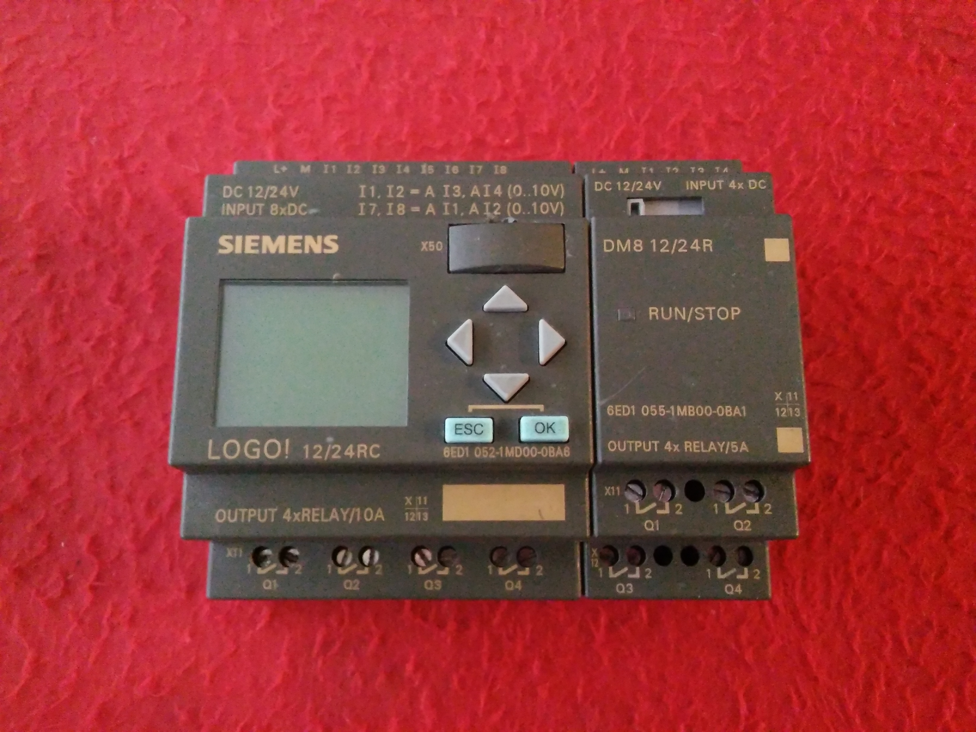 SIEMENS 6ED1 052-1MD00-0BA6 6ED1 052-1MD00-0BA6 LOGO 12-24RC PLC