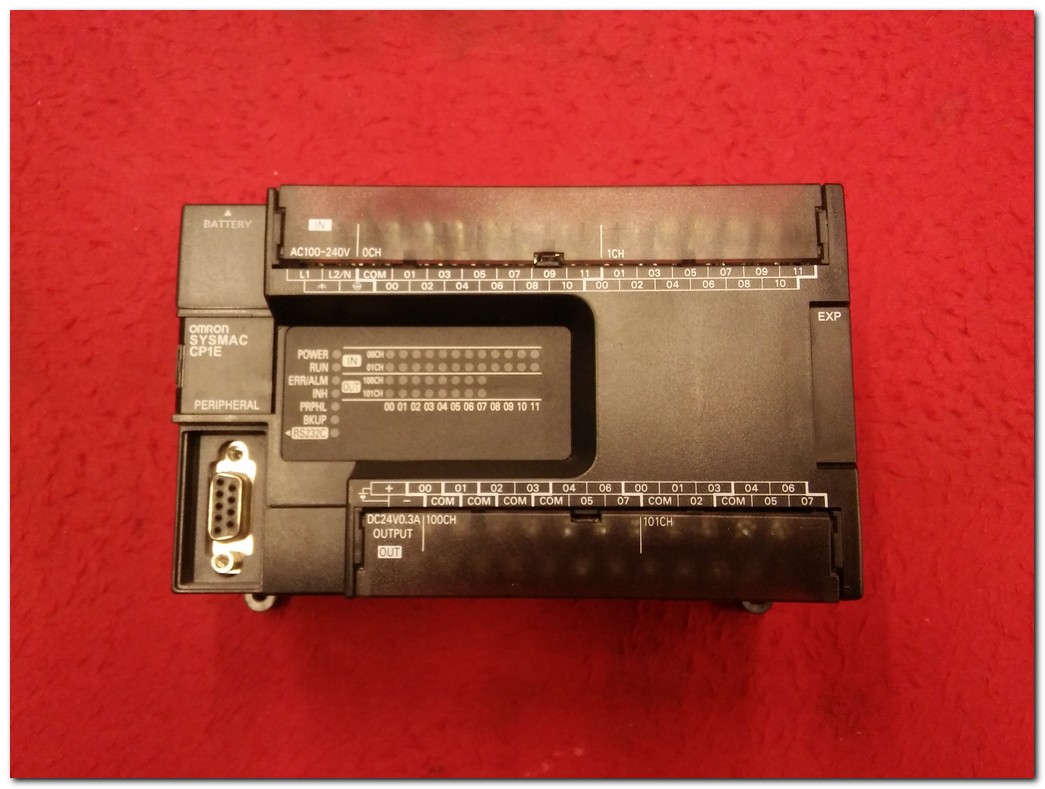 OMRON CP1E-N40SDR-A PROGRAMMABLE CONTROLLLER PLC