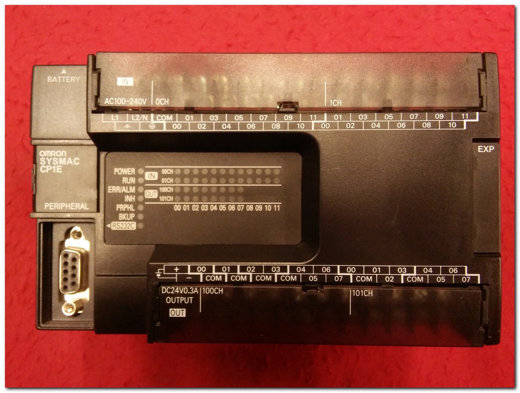 OMRON CP1E-N40SDR-A PROGRAMMABLE CONTROLLLER PLC