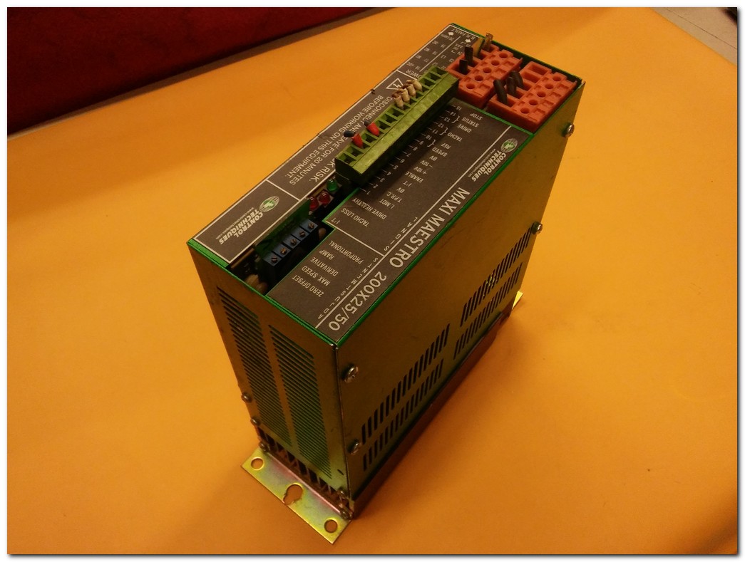 CONTROL TECHNIQUES 200X25-50 5KW SERVO SÜRÜCÜ MAXI MAESTRO 200 X 25 50 5 KW DC EMERSON SERVO DRIVE