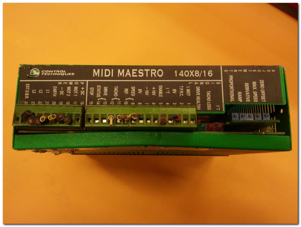 CONTROL TECHNIQUES MIDI MAESTRO 140X8-16 DC SERVO DRIVE 1,12KW EMERSON SERVO SÜRÜCÜ