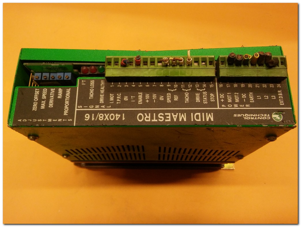 CONTROL TECHNIQUES MIDI MAESTRO 140X8-16 DC SERVO DRIVE 1,12KW EMERSON SERVO SÜRÜCÜ