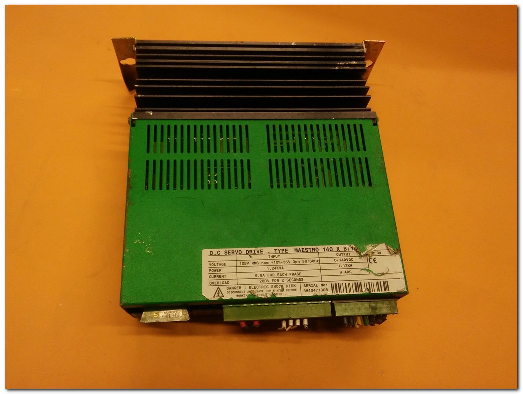 CONTROL TECHNIQUES MIDI MAESTRO 140X8-16 DC SERVO DRIVE 1,12KW EMERSON SERVO SÜRÜCÜ