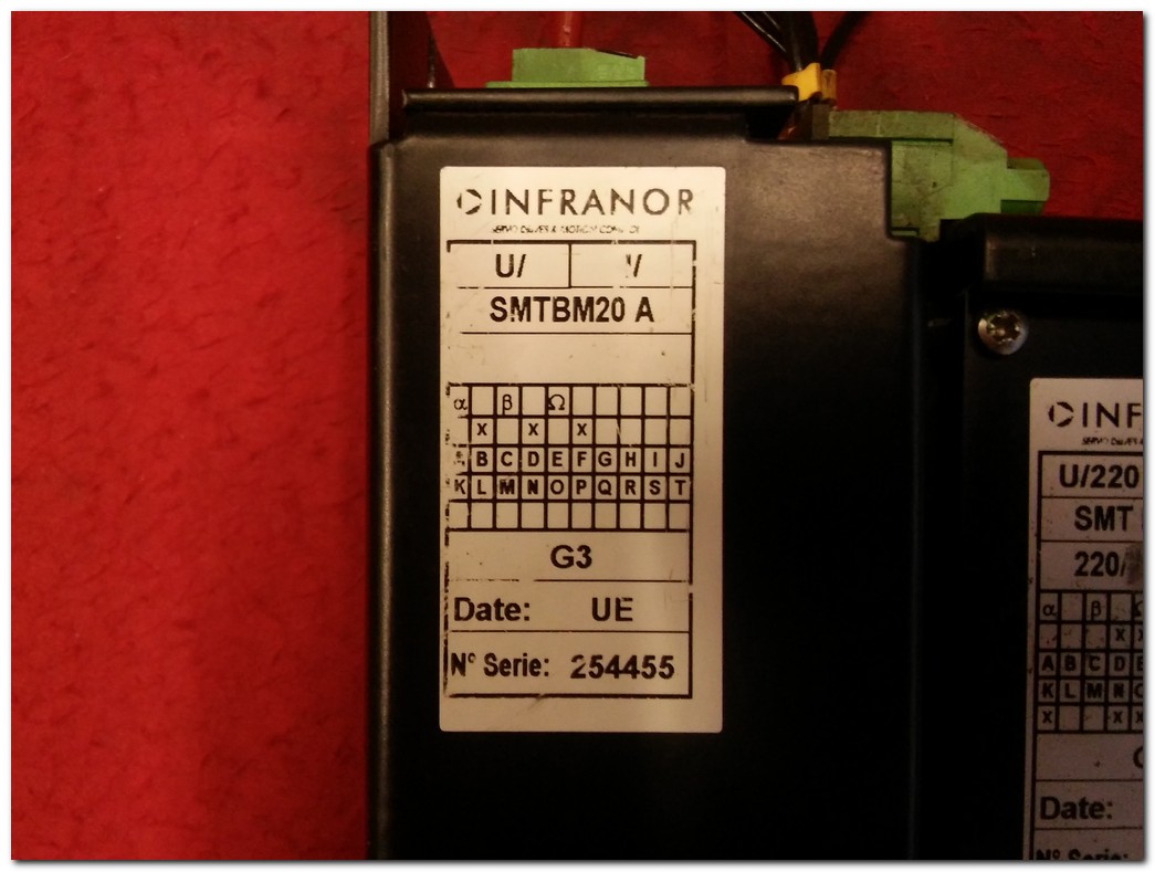 INFRANOR SMT-BD1 SMTBM20 A SMT BD1-1M SMTBM20A SERVO DRIVES MOTION CONTROL SERVO SÜRÜCÜ