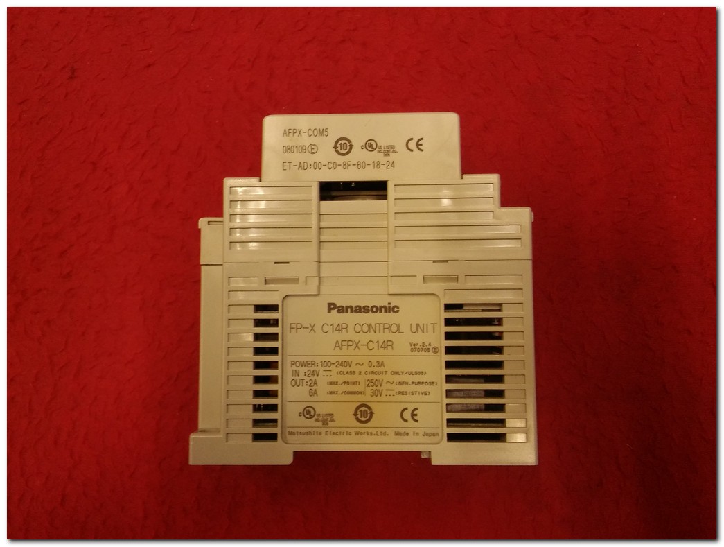 PANASONİC AFPX-C14R FPX C14R CONTROL UNIT PLC KONTROL ÜNİTESİ