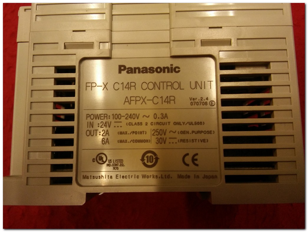 PANASONİC AFPX-C14R FPX C14R CONTROL UNIT PLC KONTROL ÜNİTESİ