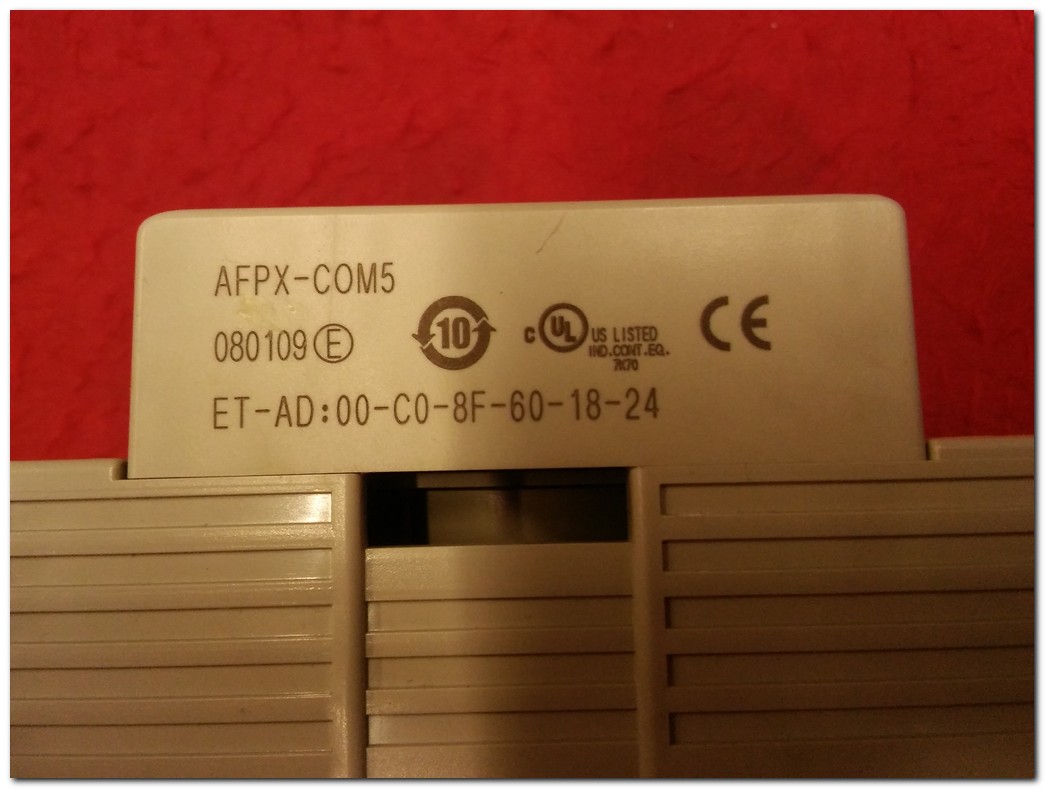 PANASONIC COM5 AFPX-COM5 ETHERNET FPX SERİES PLC HABERLEŞME KASETİ
