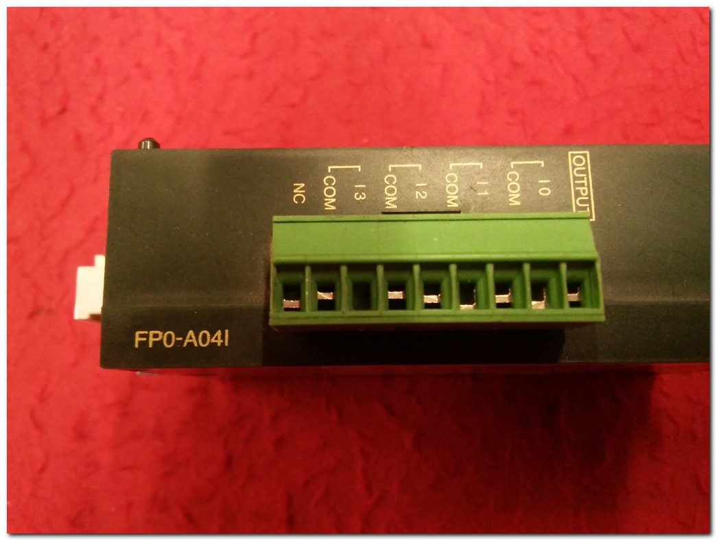 PANASONİC FP0-A04I AFP04123 FP0 D-A CONVERTER UNIT PLC KONVERTÖR ÜNİTESİ