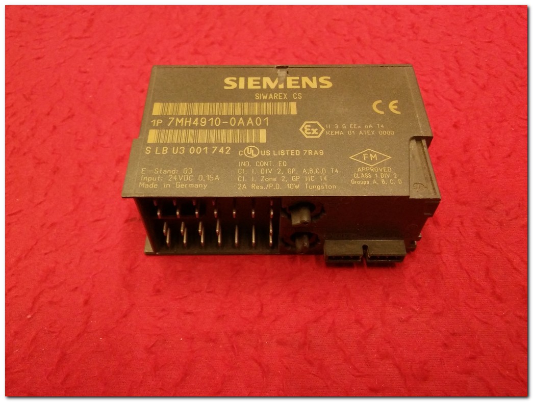 SIEMENS 7MH4910-0AA01 SIWAREX CS WEIGHING MODULE TARTIM MODÜLÜ