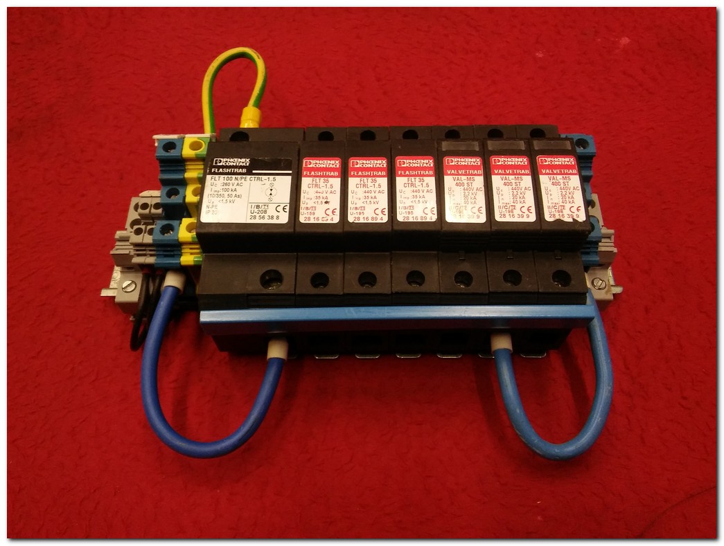 PHOENIX CONTACT FLT100 N-PE CTRL-1.5 FLASHTRAB FLT35 VAL-MS 400ST YILDIRIM AKIMI TUTUCU TAKIM