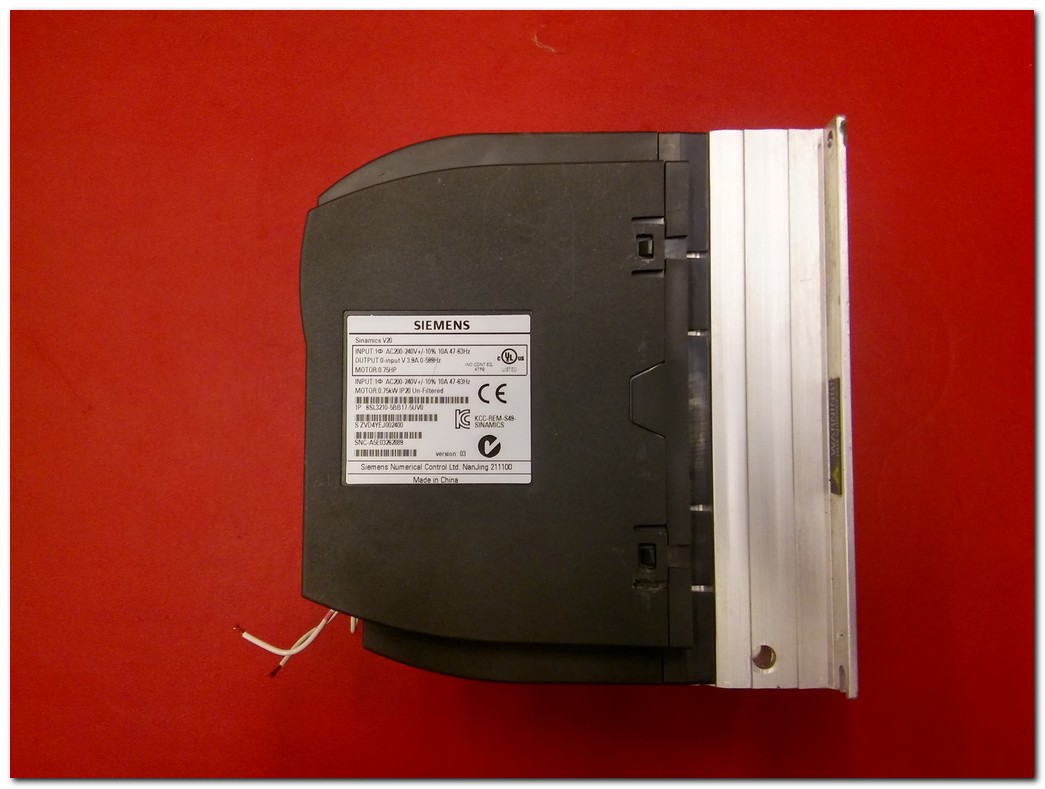 SIEMENS 6SL3210-5BB17-5UV0 0,75KW SÜRÜCÜ SINAMICS V20 0.75 KW INVERTER