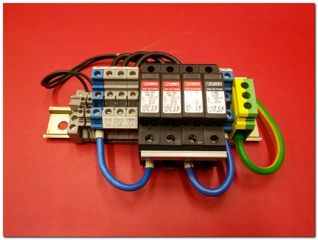 PHOENIX CONTACT VAL-MS 400 ST 40KA F-MS 12ST 40KA VALVETRAB AŞIRI GERİLİM KORUYUCU TAKIM