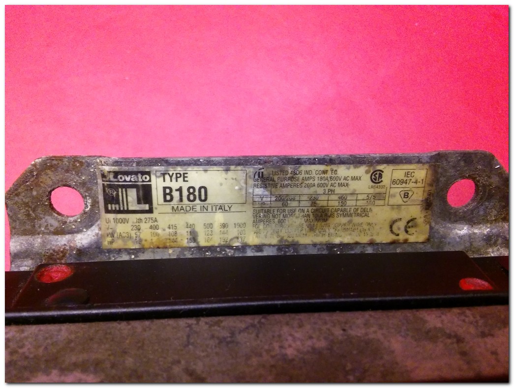 LOVATO B180 275A KONTAKTÖR