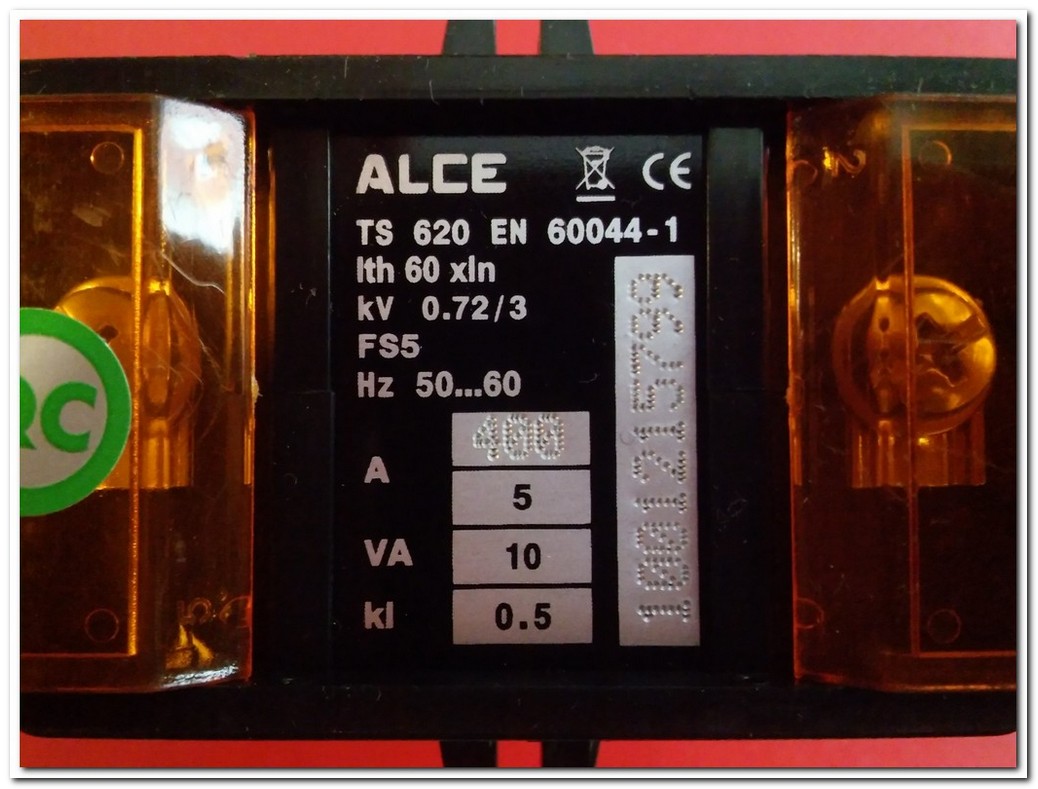 ALCE TS 620 EN 60044-1 TS620 400-5 TRANSFORMING SUPPORTING ÖLÇÜ TRANSFORMATÖRÜ